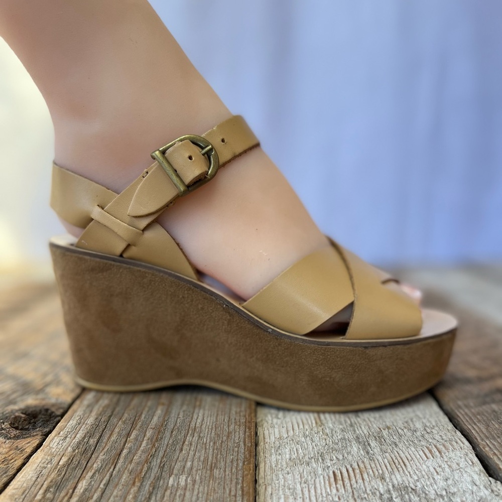 Rampage wedge sandals size 7